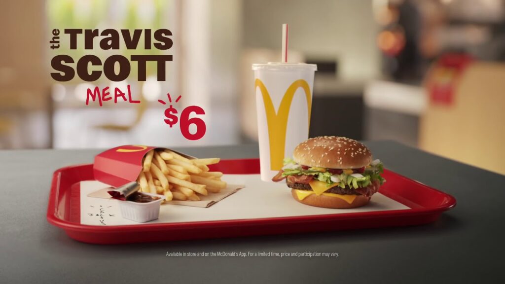 Travis Scot McDonalds Marketing Campaign 